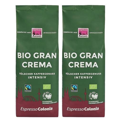 Espresso Colonia - Bio Gran Crema - ganze Bohne 2 x 1000g von Espresso Colonia