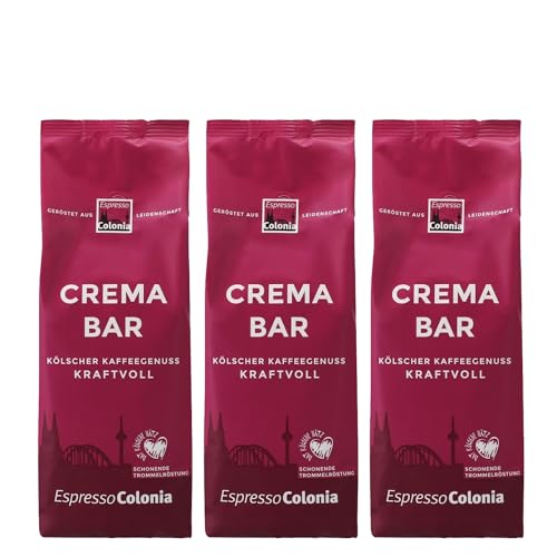 Espresso Colonia - Crema Bar - ganze Bohne 3 x 1000g von Espresso Colonia