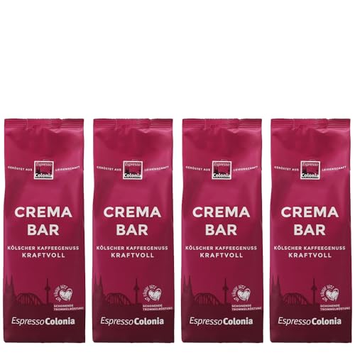 Espresso Colonia - Crema Bar - ganze Bohne 4 x 1000g von Espresso Colonia