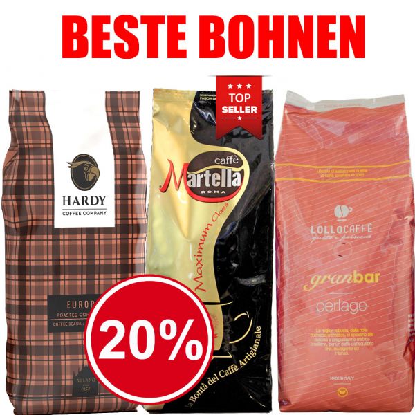 Probierset Beste Bohnen von Espresso International