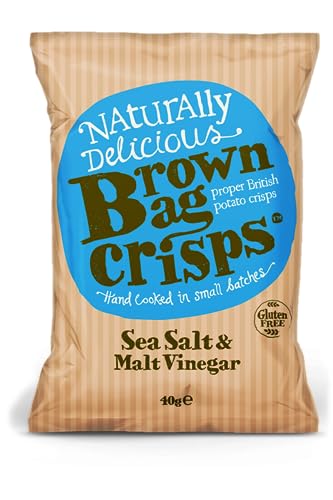 Brown Bag Crisps Meersalz und Essig 40 g (20 Stück) von Brown Bag Crisps