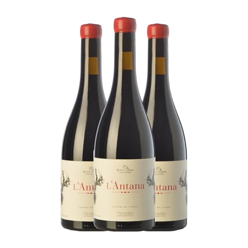 Esteve i Gibert L'Antana Merlot Penedès Alterung 75 cl (Schachtel mit 3 Flaschen von 75 cl) von Distribuidor