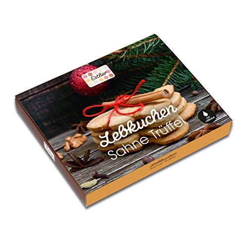 Esther 16er Lebkuchen Klassikpackung mit Alkohol | 179g Trüffel und Pralinen mit Alkohol mit Lebkuchen Geschmack | Geschenk für Freunde, Familie, Großvater, Großmutter zum Advent oder Weihnachten von Esther Confiserie