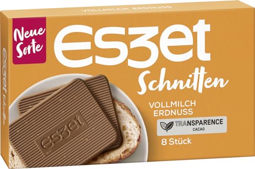 Eszet Schnitten Vollmilch-Erdnuss, 75 g von Eszet