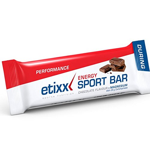 Etixx - ENERGY SPORT BAR CHOCOLATE | Energieriegel Choco | Dieser Energieriegel enthält Kohlenhydrate für einen langanhaltenden Nahrungsvorrat während Ihrer Anstrengung | 12 x 40 Gramm von Etixx