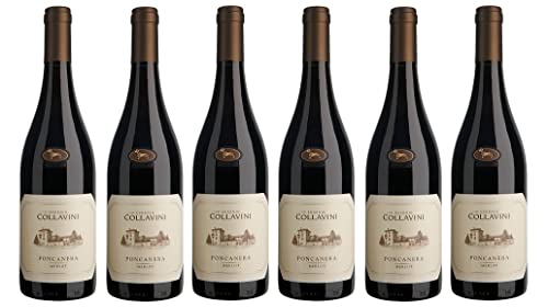 6x 0,75l - 2022er - Eugenio Collavini - Poncanera - Merlot - Venezia Giulia I.G.P. - Friaul - Italien - Rotwein trocken von Eugenio Collavini