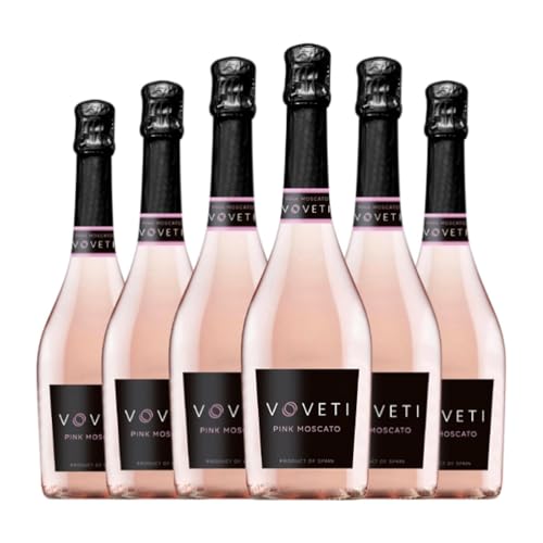 Eugenio Collavini Voveti Rosado Muskat Halbtrocken Halbsüß 75 cl Rosé Sekt (Karton mit 6 Flaschen von 75 cl) von Eugenio Collavini