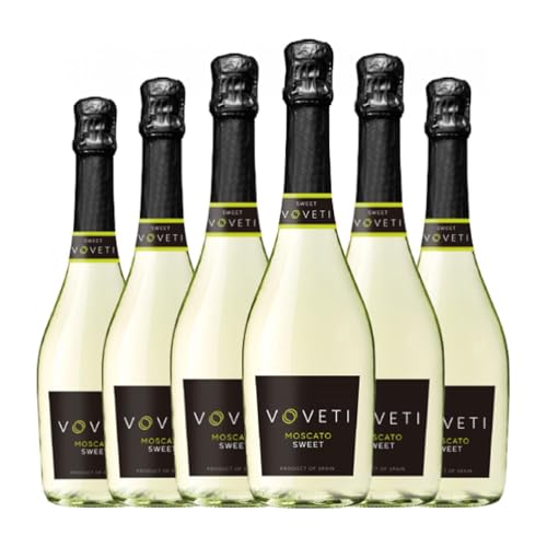 Eugenio Collavini Voveti Sweet Muskat Edelsüß 75 cl Weißer Sekt (Karton mit 6 Flaschen von 75 cl) von Eugenio Collavini