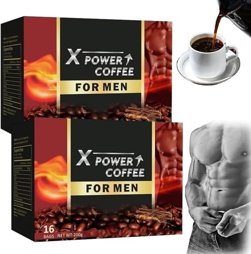 X Power Coffee for Men,X Power Coffee,Instant Power Coffee For Men,Afircan Powder Coffee for Man,Energy-boosting Coffee,he Secret To Strong Men (2 Box) von Eunmsi