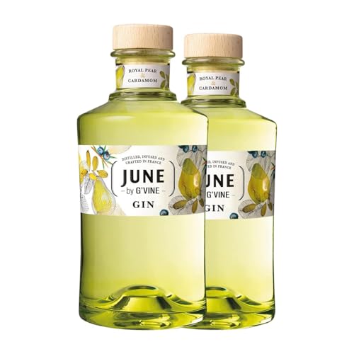 Gin G'Vine June Pera 70 cl (Karton mit 2 Flaschen von 70 cl) von EuroWineGate EWG SaS G-Vine