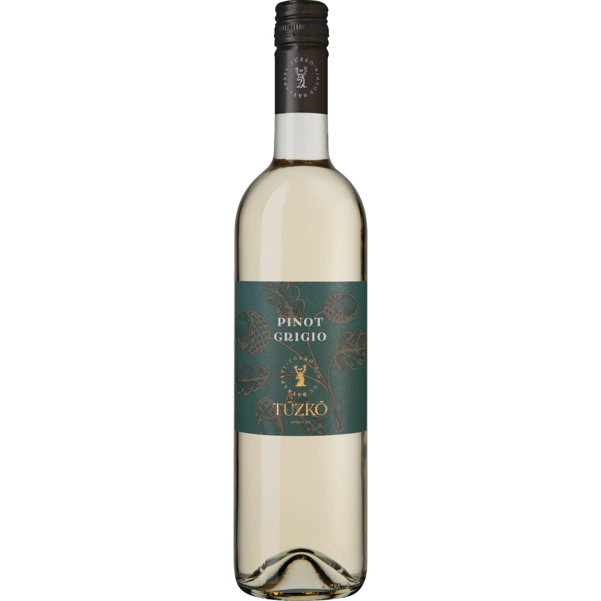 Tüzkö Pinot Grigio, PDO Pannon, Pannon, 2021, Weißwein von Eurobor KFT., Bátaapáti, Hungary