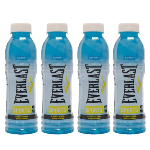 Everlast Electrolyte Sports Drink, 500ml, Blue Blast - Pack of 4 von Everlast