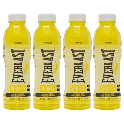 Everlast Electrolyte Sports Drink, 500ml, Lemon Lime - Pack of 4 von Everlast