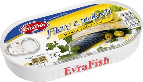 EvraFish Markrelenfilets in Öl 170 g von Evra Fish