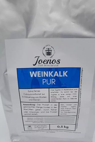 Kohlensaurer Kalk Weinkalk 0,5 kg Calciumcarbonatzur Entsäuerung von Moss 500g von Exclusiv