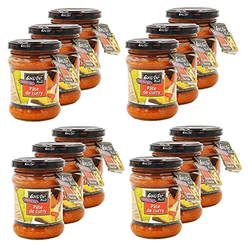 Currypaste, Gelb, 200 g, 12 Stück von Exotic Food