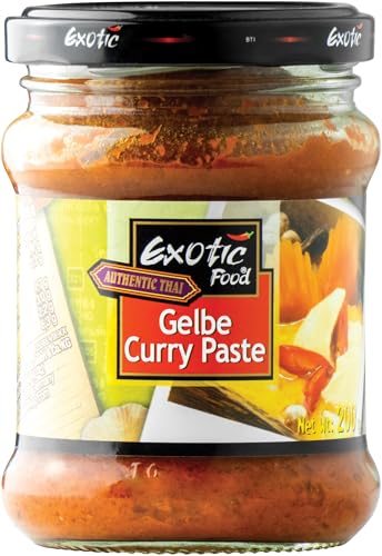 EXOTIC FOOD Currypaste, gelb - 1 x 200 g von Exotic Food