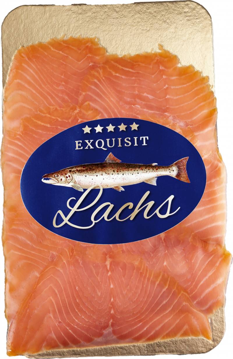 Frischer Nordmeer Premium Räucherlachs von Exquisit Lachs