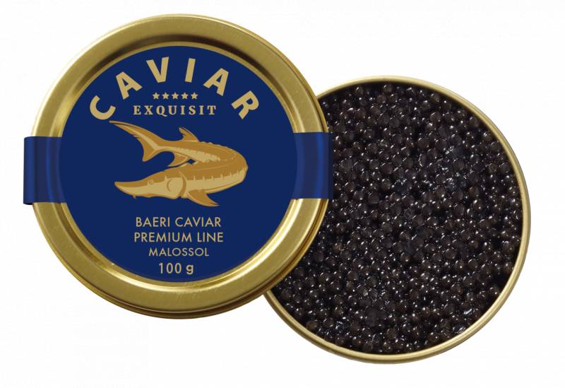 Exquisit BAERI CAVIAR Premium Linie Malossol, 100g von Exquisit