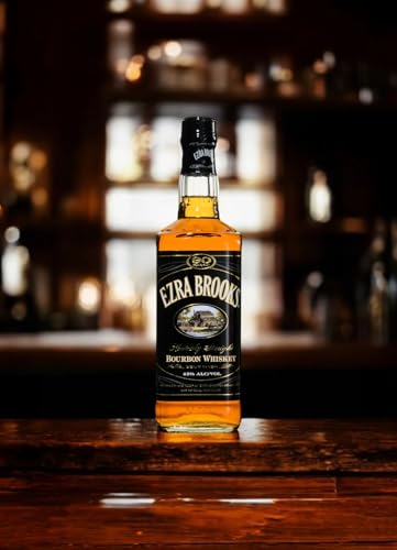 Ezra Brooks® Bourbon 45% | 700 ml | Premium Bourbon aus Kentucky – Der Klassiker zum Mixen, perfekt für Whiskey Sour von Ezra Brooks