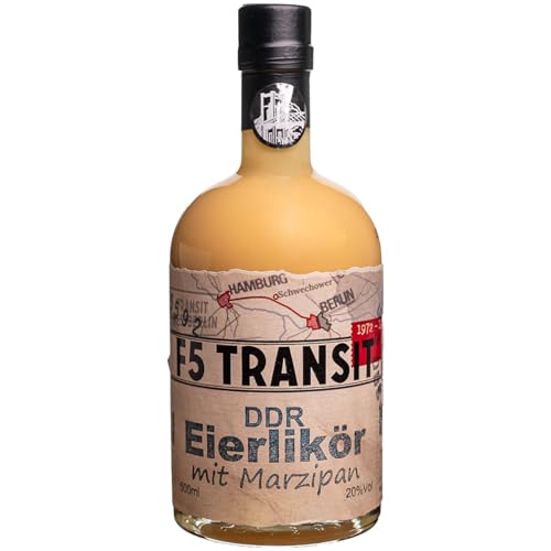 DDR Eierlikör MARZIPAN 0.5l (20% Vol) No. 5592 - DDR Edition | F5 Transit | Eierlikör nach DDR-Rezept von F5