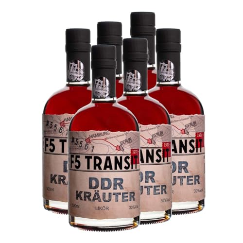 DDR Kräuterlikör 6x0.5l (30% Vol) No. 5561 - RATION von F5