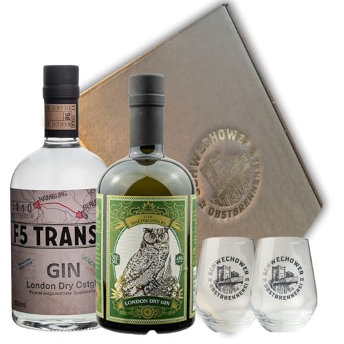 Gin-Geschenk No.2 mit 2 Gläsern von F5