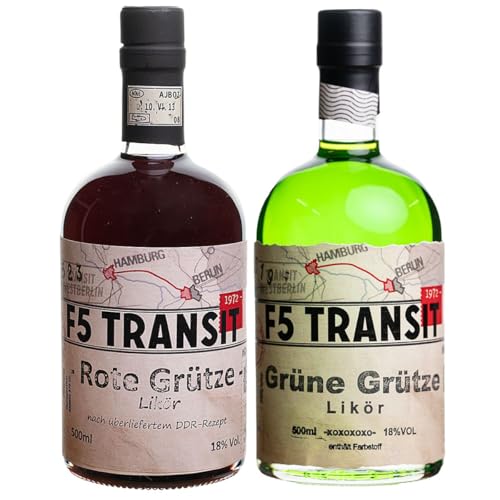 Rote Grütze & Grüne Grütze Likör (Spar-Set) - F5 Transit von F5