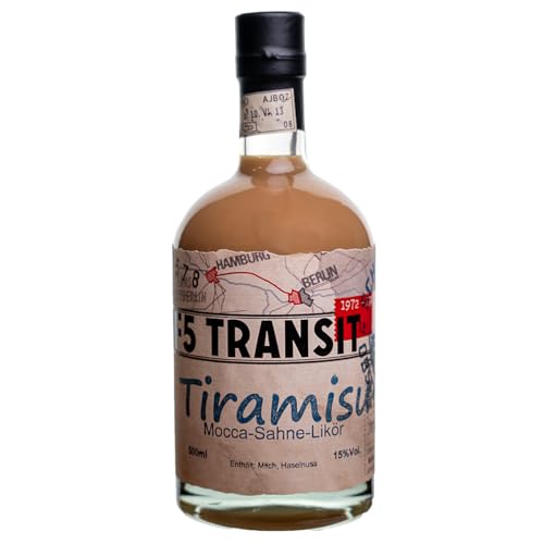 Tiramisu Likör 0.5l (16% Vol) No. 5579 - Mocca-Sahne-Likör - F5 Transit von F5