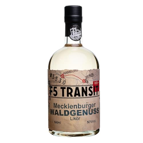 Waldgenuss Likör 0.5l (50% Vol) No. 5530 - F5 Transit - Pfefferminz, Kakao- und Ingwer von F5