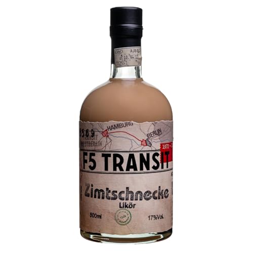 Zimtschnecken Likör 0.5l (17% Vol) No. 5569 - F5 Transit - Fein-Cremiger Zucker und Zimtlikör von F5