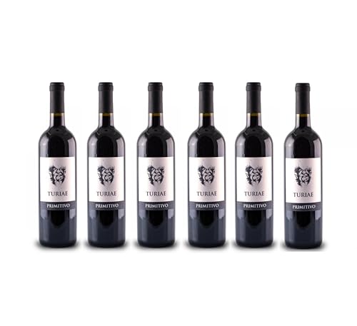 6er Vorteilspaket Turiae Primitivo 2023 | Rotwein aus Italien | Apulien | 6 x 0,75l von FABELHAFTE GESCHENKE