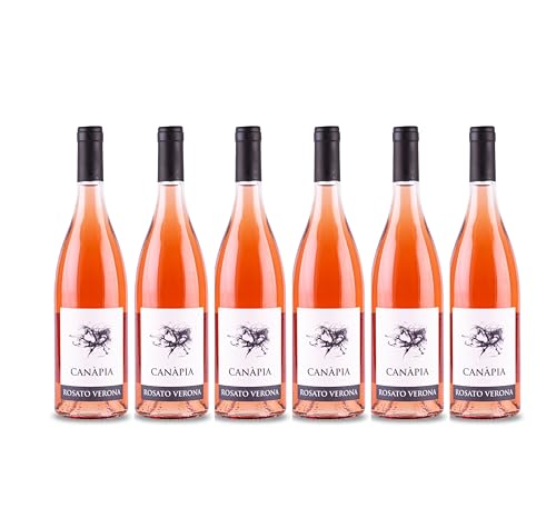 Canapia Rosato Verona 2023 | Roséwein aus Italien | Venetien | 6 x 0,75l von FABELHAFTE GESCHENKE