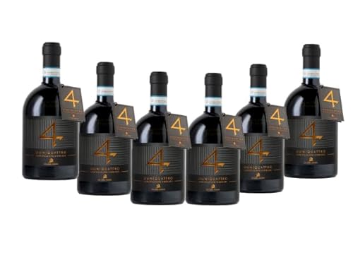 Ogniquattro Montepulciano d´Abruzzo DOC 2023 | Rotwein aus Abruzzen | 6 x 0,75l von FABELHAFTE GESCHENKE