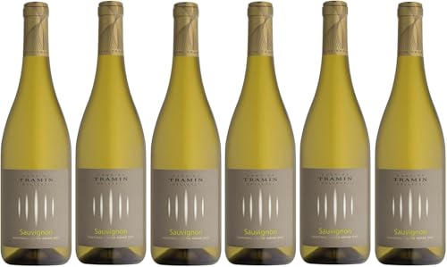 Sauvignon Blanc 2023 | Kellerei Tramin | trocken | Weißwein aus Südtirol | 6 x 075l | mit Drop Stop Weinausgießer FABELHAFTE GESCHENKE von FABELHAFTE GESCHENKE