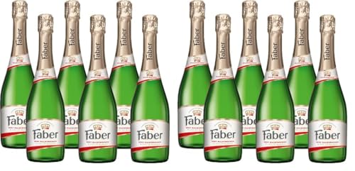 Faber Sekt halbtrocken (6 x 0,75 l) (Packung mit 2) von FABER