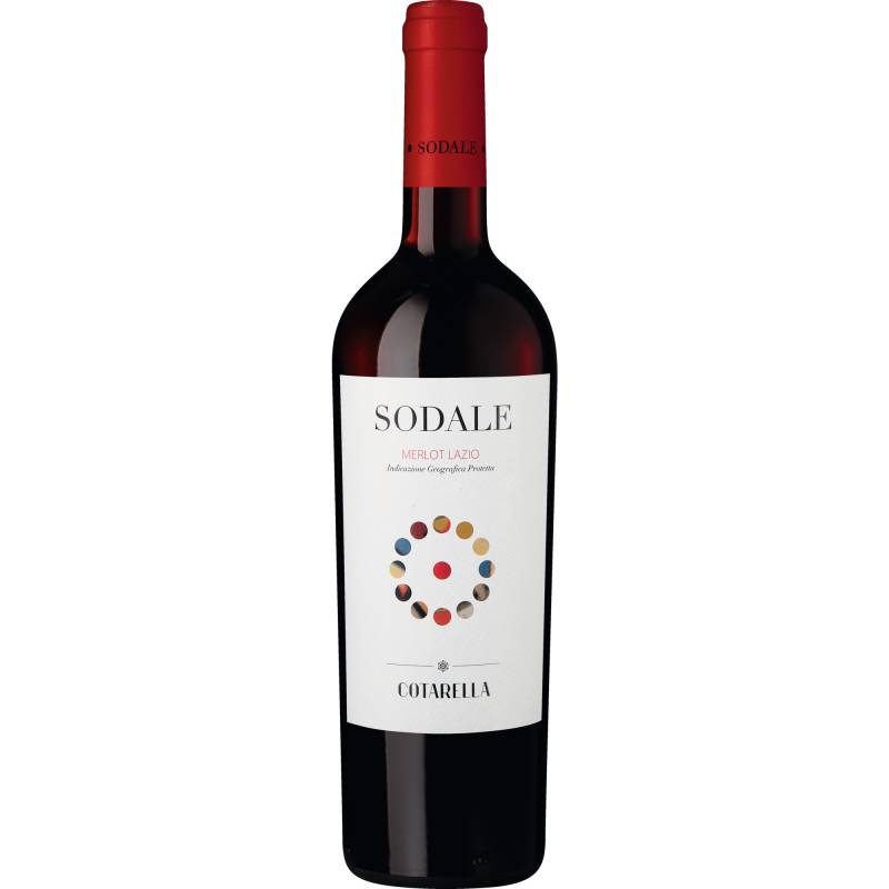 Sodale Merlot, Lazio IGP, Latium, 2018, Rotwein von FAMIGLIA COTARELLA SRL Località San Pietro snc 05020 Montecchio (TR) ITALIA