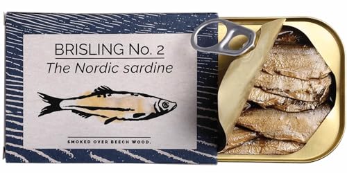 FANGST Brisling No. 2 die nordische Sardine geräuchert mit kalt gepresstem Rapsöl aus Dänemark von FANGST