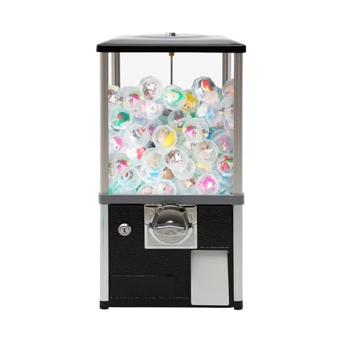 Spender für Kaugummis für Kinder, Kapselautomat, Gashapon-Automat, Gacha-Automat, Kaugummiautomat, Süßigkeitenautomat,Black von FANYING