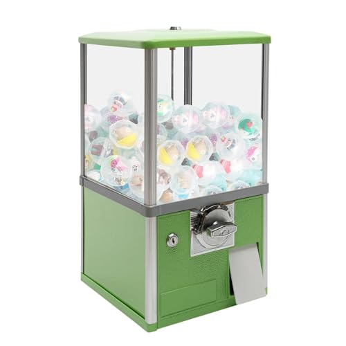 Spender für Kaugummis für Kinder, Kapselautomat, Gashapon-Automat, Gacha-Automat, Kaugummiautomat, Süßigkeitenautomat,Green von FANYING