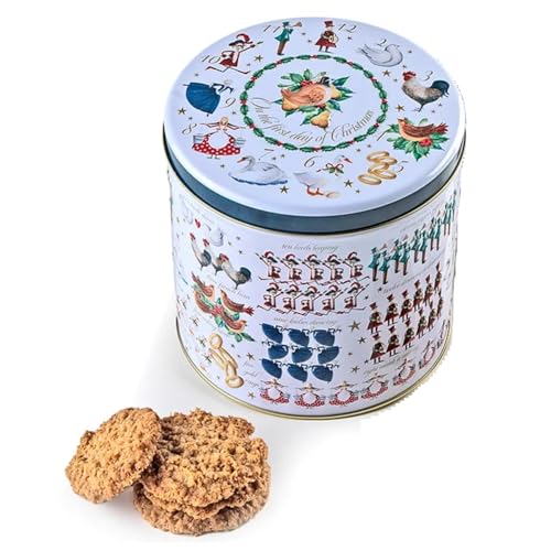 Farmhouse Biscuits® | Verschiedene Keks-Metalldosen | Honig- und Haferkekse, gewürzt, Schokolade und Orange – 450 g | Keksdose, Küchendekoration von FARMHOUSE BISCUITS