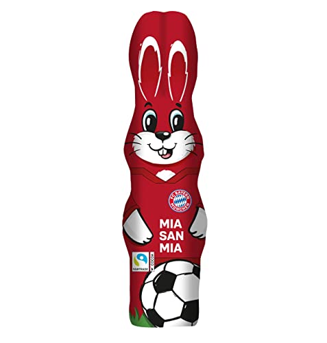 FC Bayern München Schoko Osterhase 85g Größe 5,0 x 6,2 x 17,5 cm von FC Bayern München