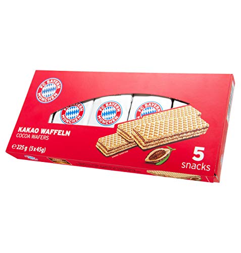 FC Bayern München Waffeln mit Schokoladencreme 225g (5x45g) von FC Bayern München