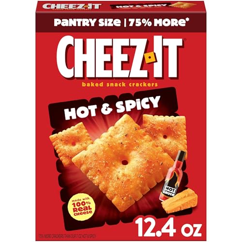 Cheez-It Baked Snack Crackers| Hot & Spicy| 12.4 Oz Box von Cheez-It