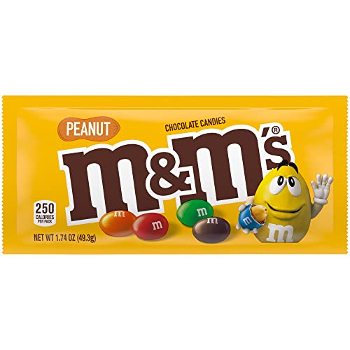 M&M'S Peanut Chocolate Candy Singles Size Pouches 1.74-Ounce Pouch von M&M'S