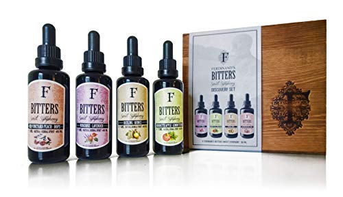 Ferdinand's | Bitters | Discovery Set in Holzkiste | 4x50ml | 44% vol. | Perfekt zur Veredelung von Drinks von FERDINAND'S