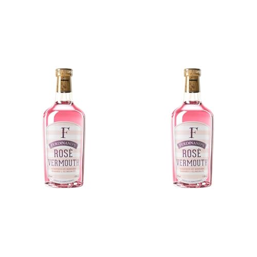 Ferdinand's | Rosé Vermouth | 500 ml | Weinaperitif auf Riesling-Basis | Mit heimischem Rhabarber und Holunderblüte | Fruchtig (Packung mit 2) von FERDINAND'S