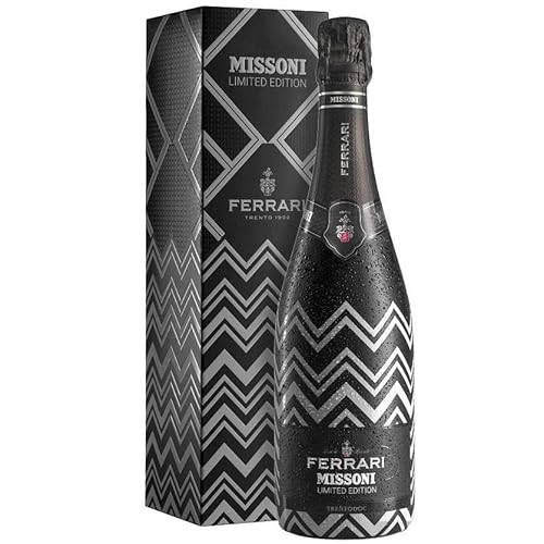 FERRARI F.LLI LUNELLI SPA TRENTO DOC BRUT MISSONI BLACK AND WHITE LIMITED EDITION 75 CL von FERRARI F.LLI LUNELLI SpA