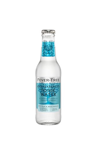 FEVER-TREE | Mediterranean Tonic Water | Mit natürlichen Aromen wie floralen Botanicals | 24 x 200ml von FEVER-TREE