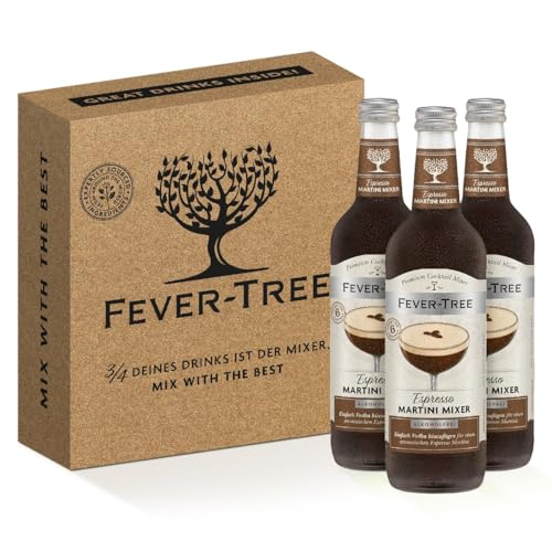 FEVER-TREE | Espresso Martini Mixer | Für einen authentischen Espresso Martini mit natürlichem Kaffee-Aroma | 3 x 500 ml von FEVER-TREE